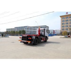 0320 Dimensions 10 Wheels Garbage Collection Truck 18ton 2ton Trash Bin Cleaning