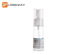 China 30ml 50ml 100ml Liquid Cosmetic PETG Bottle Transparent Round Type No Leaking factory