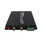 Video Audio Data Fiber Optic To Rs485 Converter 1Ch FC Connector