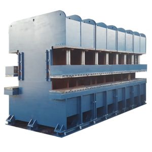 China Customizable Voltage H-Type Hydraulic Vulcanizing Press for Tire Tread Production on sale