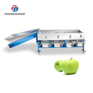 China 280KG Fruit sorting size picking machine stainless steel material specifications can be determined for sorting potatoes factory