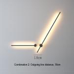 Personality creative Minimalist wall lamp tube wall sconce For corridor Bedroom