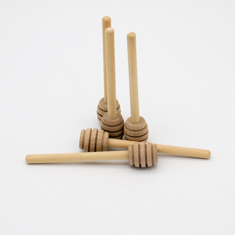 Tableware Wooden Muddler Eco Friendly Customized Size Honey Stir Bar