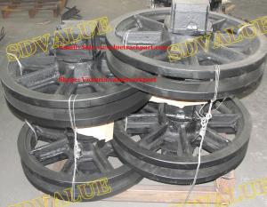 China Manitowoc 14000 Crawler Crane Front Idler Wheel factory
