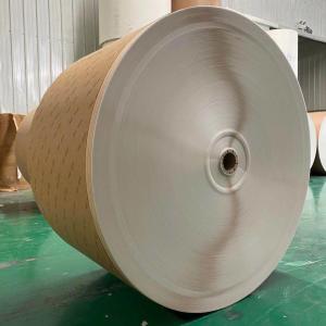 China Flexo 260g PE Coated Kraft Paper Raw Material For Paper Cups factory