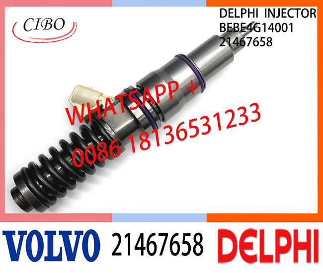 21467658 BEBE4G14001 Fuel engine Diesel Injector 21467658 BEBE4G14001 E3.4 for VOL MD11