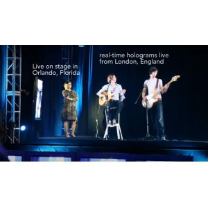 30m Length 95um 160° Holographic 3D Display System