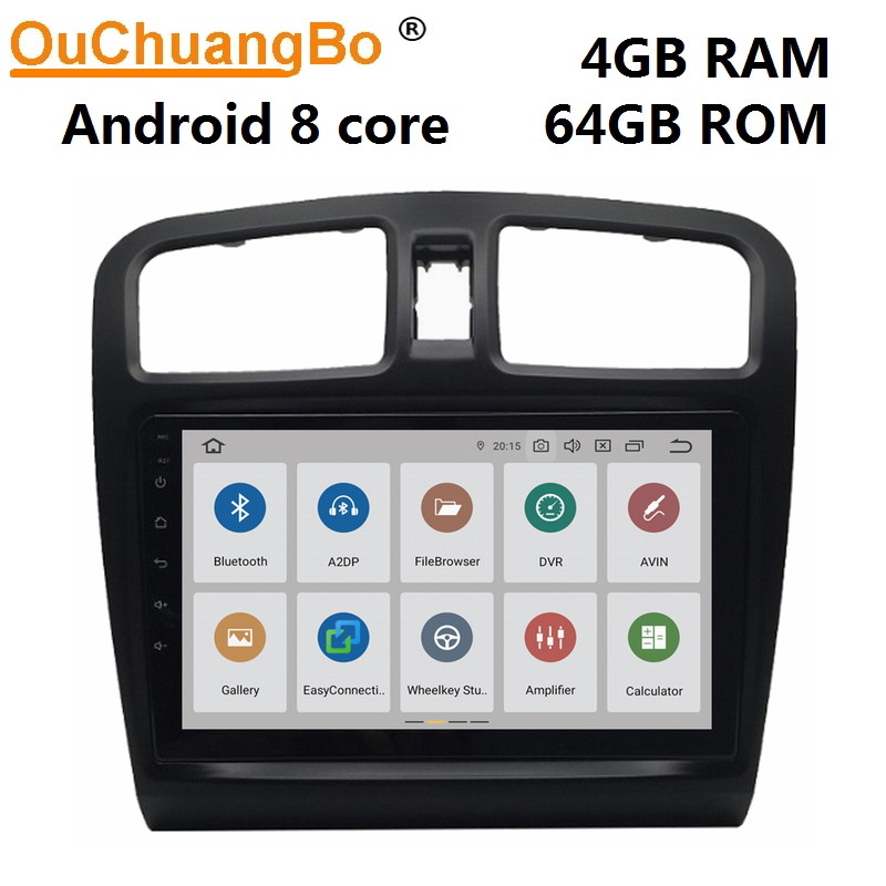 Ouchuangbo car stereo navigation for Dongfeng 330 support BT MP3 mirror link android 9.0 OS 4+64