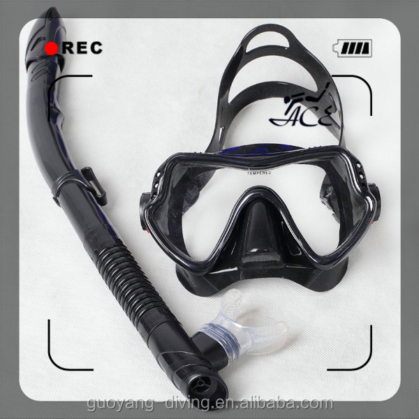 Silicone Skirt Ladies Snorkel Set Dry Top Diving Mask Set Scuba Diving Equipment