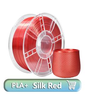 China 3d Printing Filament 1.75mm PLA Filament Silk Red 1kg 3D Printer factory