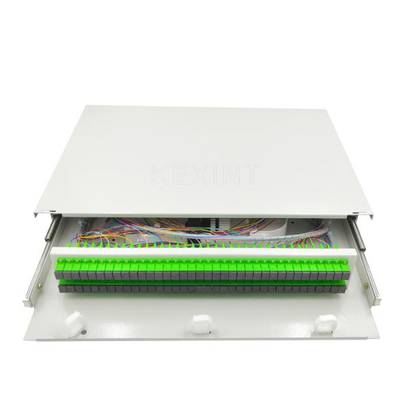 Optic Distribution Frame ODF Fiber Optic Patch Panel SC LC 72 Ports 2U Rack