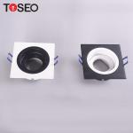 IP20 Living Room Adjustable Mr16 Recessed Downlight Fixtures 92x92mm