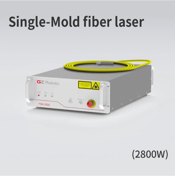Single Mold 2800W Water Cooled Fiber Laser Adjustable Speed For High Productivit