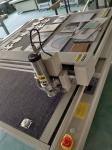 Blue Frame Silver Case Garment Cutter for Old Used Acrylic Flatbed Cutting