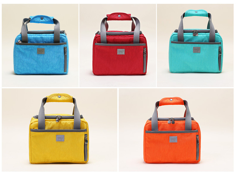 OEM Big Compartments D14cm Insulated Lunch Cooler Bags