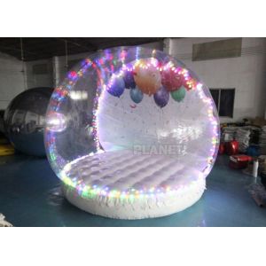 3 Meter Dia Inflatable Snow Globe Photo Booth With Blowing