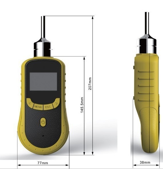 Portable TVOC 0-10mg/m3 PID​ 10.6eV VOC Gas Detector 0.001ppm CE