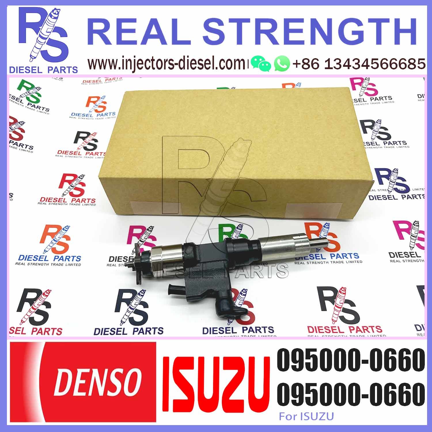 Common Rail Injector 8-98284393-0 095000-0660 For Hitachi ZX200-3 ZX240-3