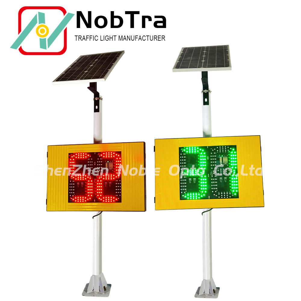 Solar Powered Radar Speed Sign with LED Display and Lithium Battery