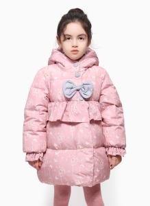 China Kids Clothes Safety High Quality Outdoor Girls Long Coat Hot Fashion Winter Thick Duck Down Jacket factory