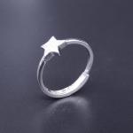 Blank Feather Shape Silver Charm Bracelet / White Gold Plated Sterling Silver