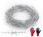 Anti Alkali Military Security hot dipped galvanized Barbed Wire Fencing