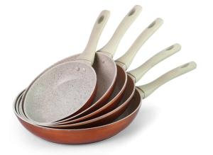 China Healthy PROA Free 26cm Fry Pan 3mm Granite Cookware Set factory