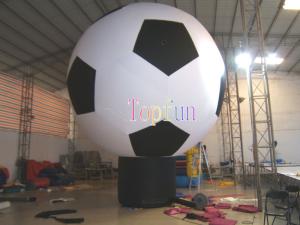 China Oxford Inflatable Advertising Balloon 3M Diameter 5 MetersTall Soccer Shape And Style For Advertising factory