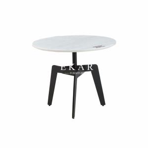 China Living Room Round Coffee End Marble Side Table ZZ-ZC1720B factory