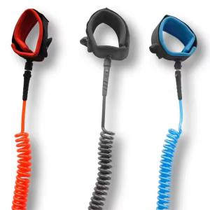 China Cheap Coiled Safety Leash For SUP And Surfboard factory
