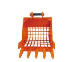 JS200 Excavator Rock Sieve Bucket Backfilling Trenches