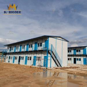 China Tempoary Movable Low Cost Sandwich Panel House For Camp factory