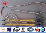 0.254mm 0.33mm Copper Ground Rod Cover With Clamps Trong Corrosion Resistance