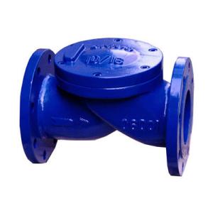 China Sewage Compact Full Bore Check Valve Disc Swing Type PN6 to PN25 factory