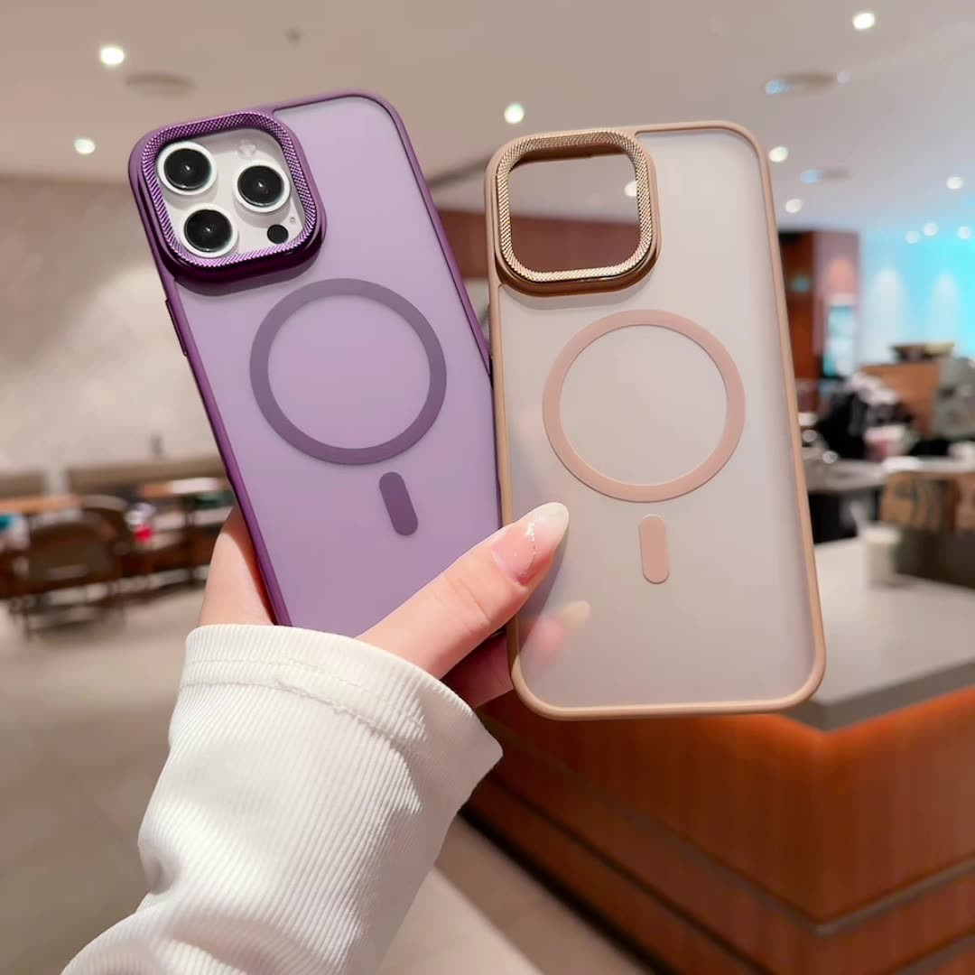 Matte Strong Magnetic Magsafe Phone Case Skin Friendly For IPhone 16 15 Pro Max
