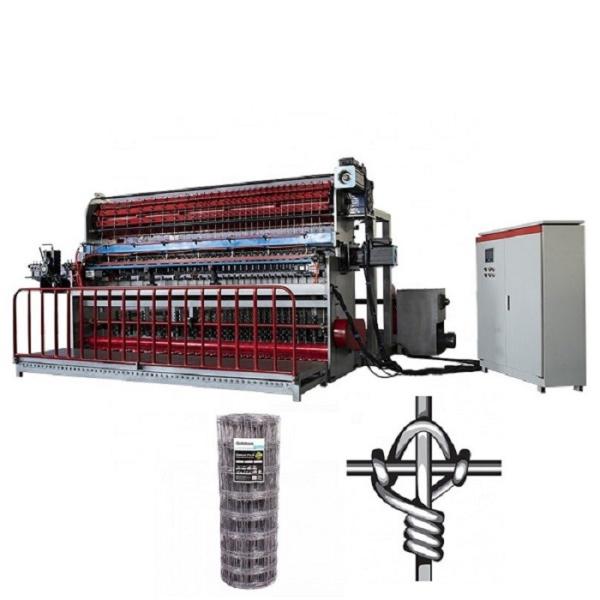 Fixed Knot Fence Deer Fence Wire Mesh Making Machine With Crimps