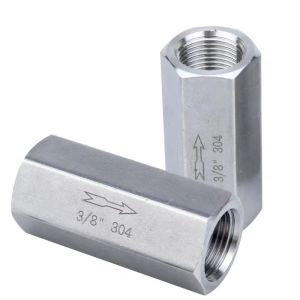 Normal Temperature Thread Connection Form SS304/316 Non Return Valve for Air