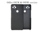 Black Aramid Fiber Phone Case For Google Pixel 5 Carbon Fiber Case