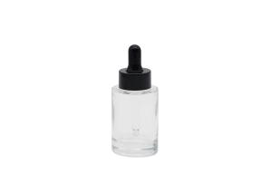 China 50ml 18/410 Clear Dropper Bottles For Essential Oil factory