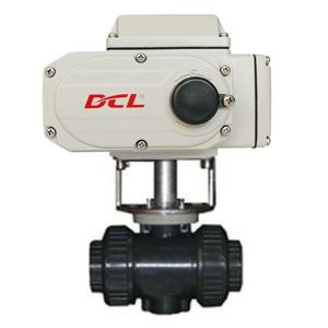 China 2 Way Double True Union Motorized PVC Control Valve on sale