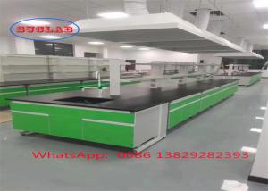 China Durable Steel Wood Chemistry Lab Workbenches Laboratory Furniture Price with Chemical Resistant Phenolic Countertops factory