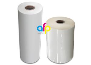 China 27 Micron Matte Lamination Film Rolls 700mm * 3000m / Custom Roll Size factory