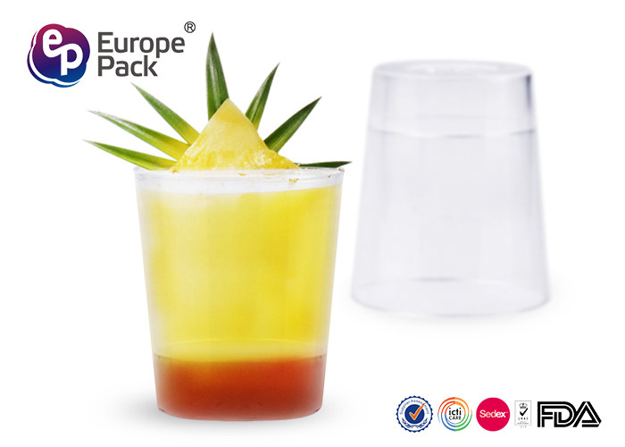 Environment Friendly Disposable Plastic Dessert Cup Food Grade 6.3G
