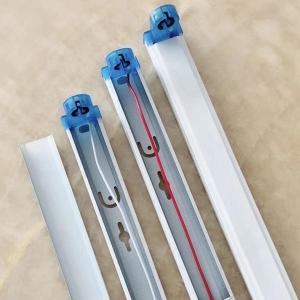 China Iron 2FT, 4FT Led Tube Lamp holder Single T8 Tube Frame for T8 Tube Light factory