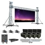 P3.91 P4.81 500x500 alumnim and iron cabinet LED Video Wall Outdoor