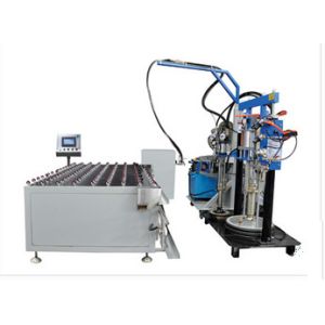 Horizontal Insulating Glass Auto Sealing Machine Robot , Automatic Sealant
