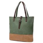 Canvas promotion gifts summer handbag beach bags in mint color