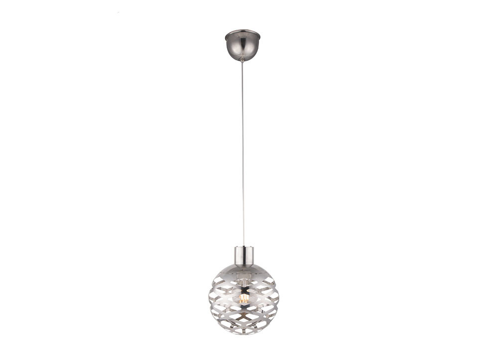 Decorative Restaurant Room Service Equipments , Silver / Gold Stainless Steel Pendant Light Lamp