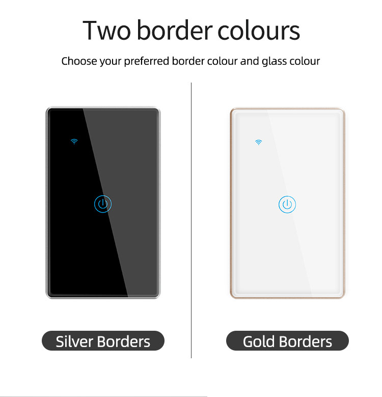 Aluminium Bezel Tuya Smart Switch