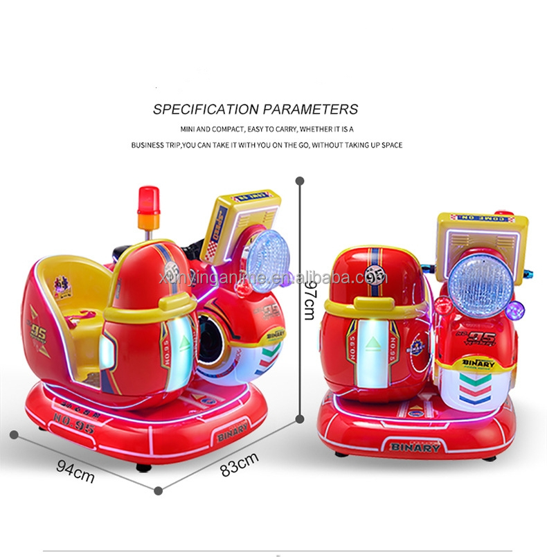 Didi Double Motorcycle Mp5 Screen Kiddie Rides for Amusement Game Center Age 3 Years